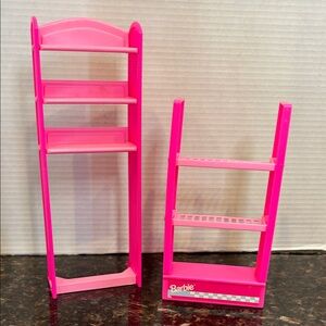 1993/1991 Barbie Bright Pink Toy Storage Shelves